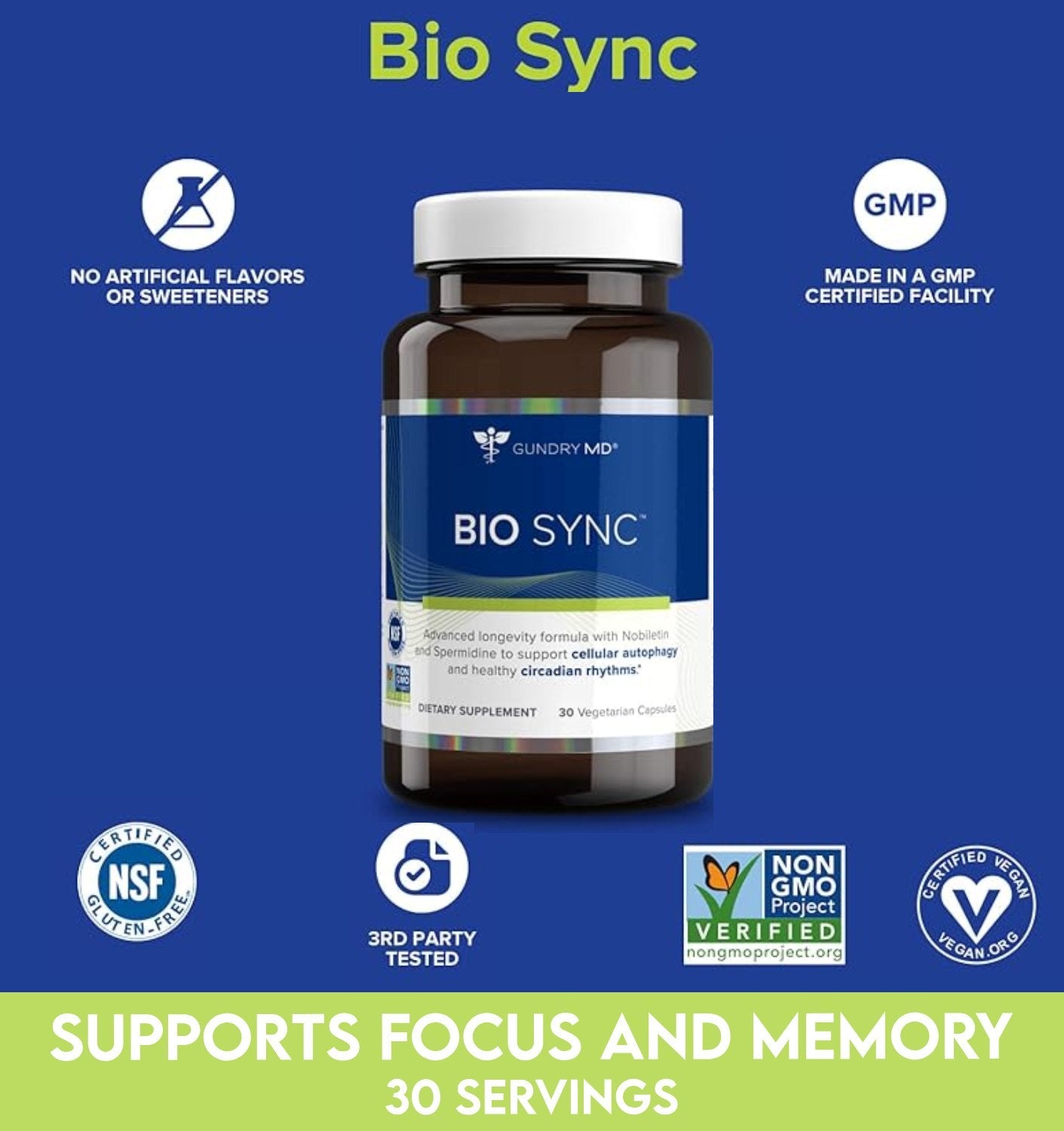 Bio Sync Supplement Gundry MD 30 Servings - Clearance Sale