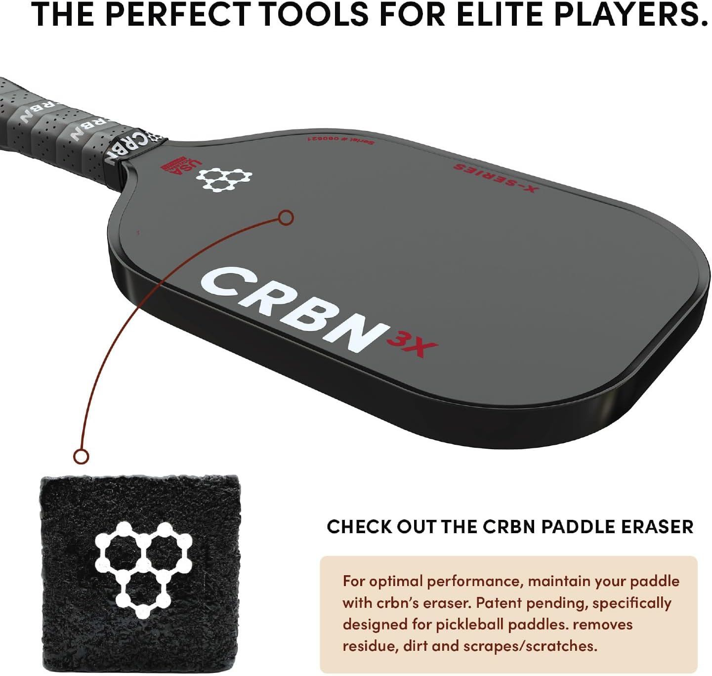 CRBN X Series Power Series Pickleball Paddle - Clearance Sale