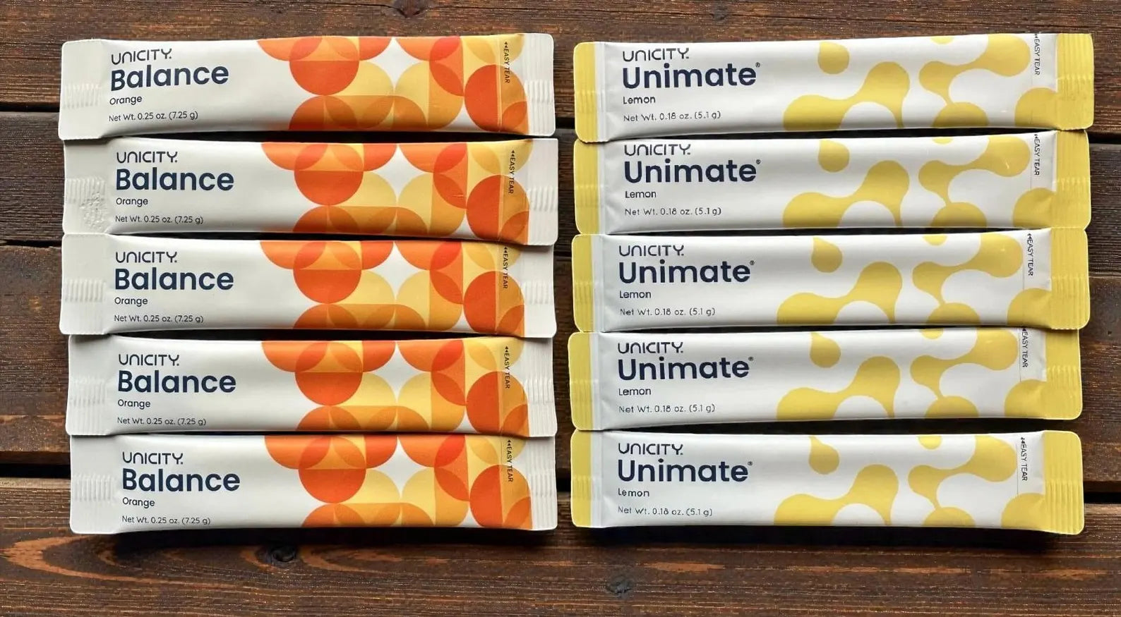 Unicity Feel Great Set of 2 | Unimate Lemon + Balance Orange | Exp 07/27