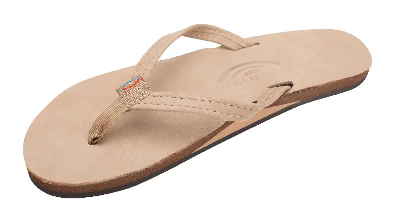 Energy Wear Rainbow Women's Single Layer 1/2" Strap Sandal-Sierra Brown