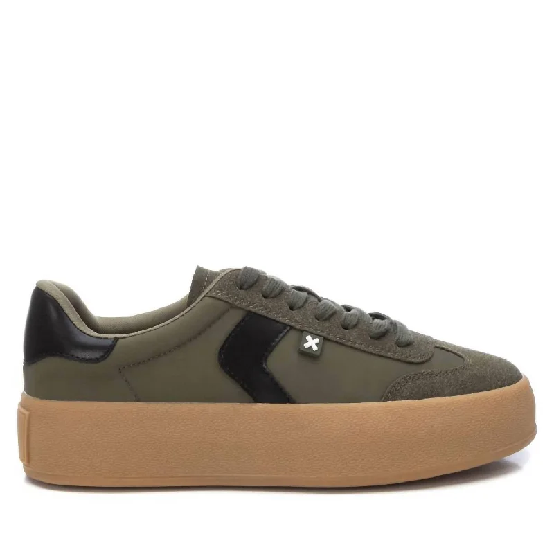 Goddess Outfit Women's Textile Sneakers In Khaki