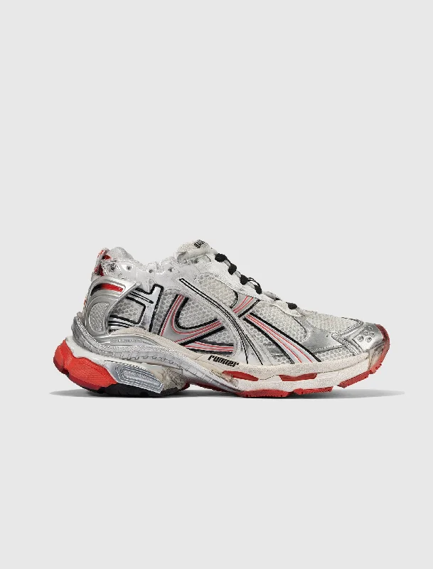 Design Trend MESH RUNNER "WHITE/ RED"