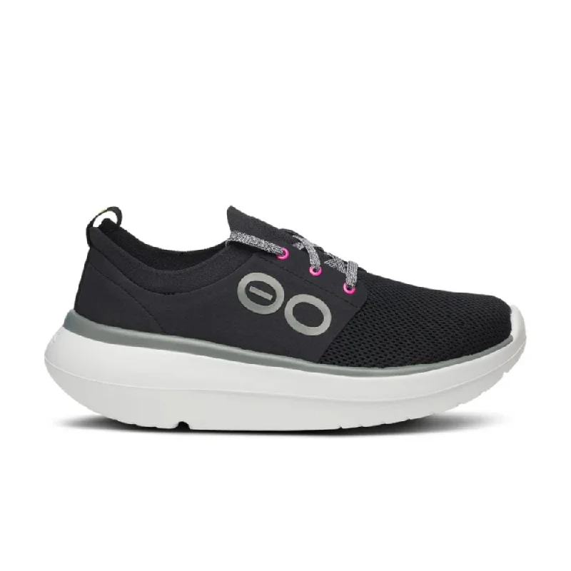 Fresh And Fashionable OOFOS Women's OOmy Stride - White/Black