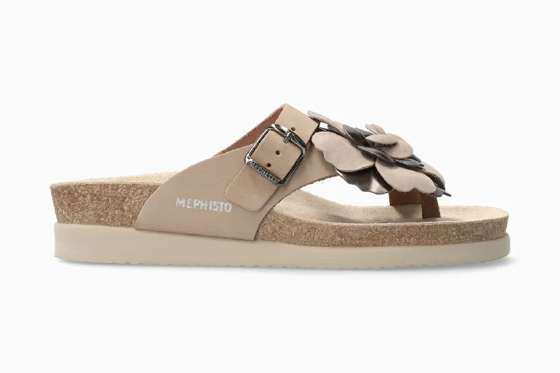 High Street Fashion Helen Flower - Light Taupe