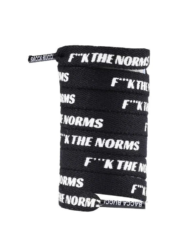 Elegant Design Bacca Bucci "F***K THE NORMS" Sneaker Laces