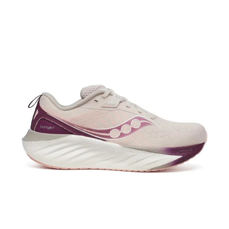 High-end Design Saucony Women's Triumph 22 - Moon/Eggplant