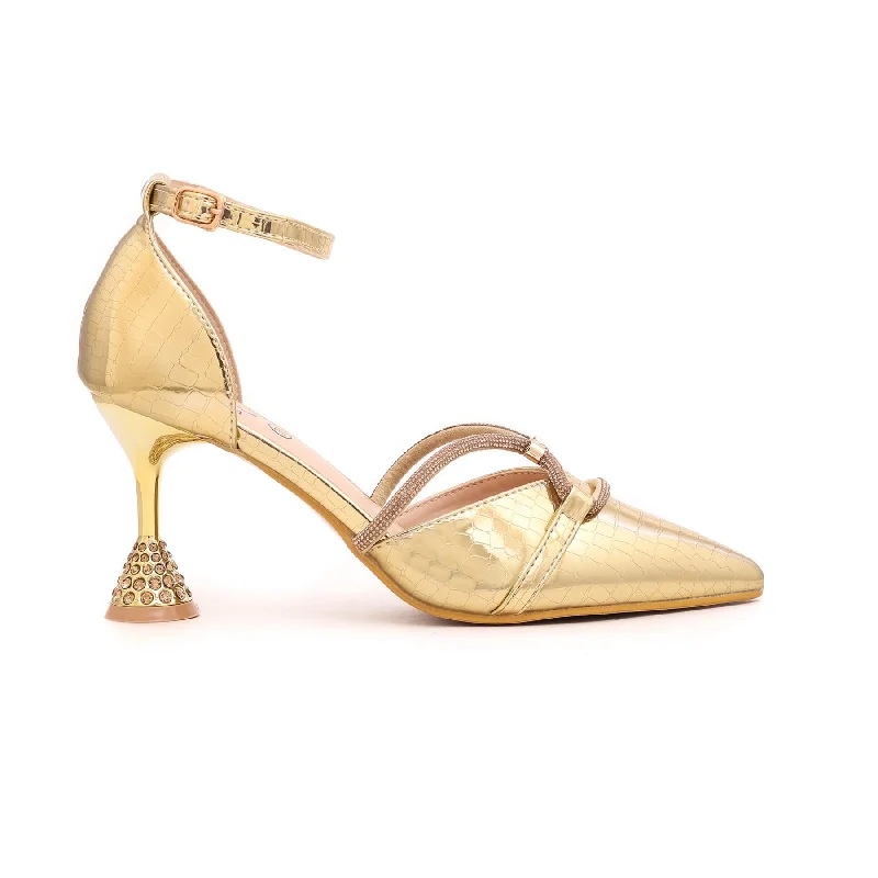 High-end Sense Golden Court Shoes WN7342