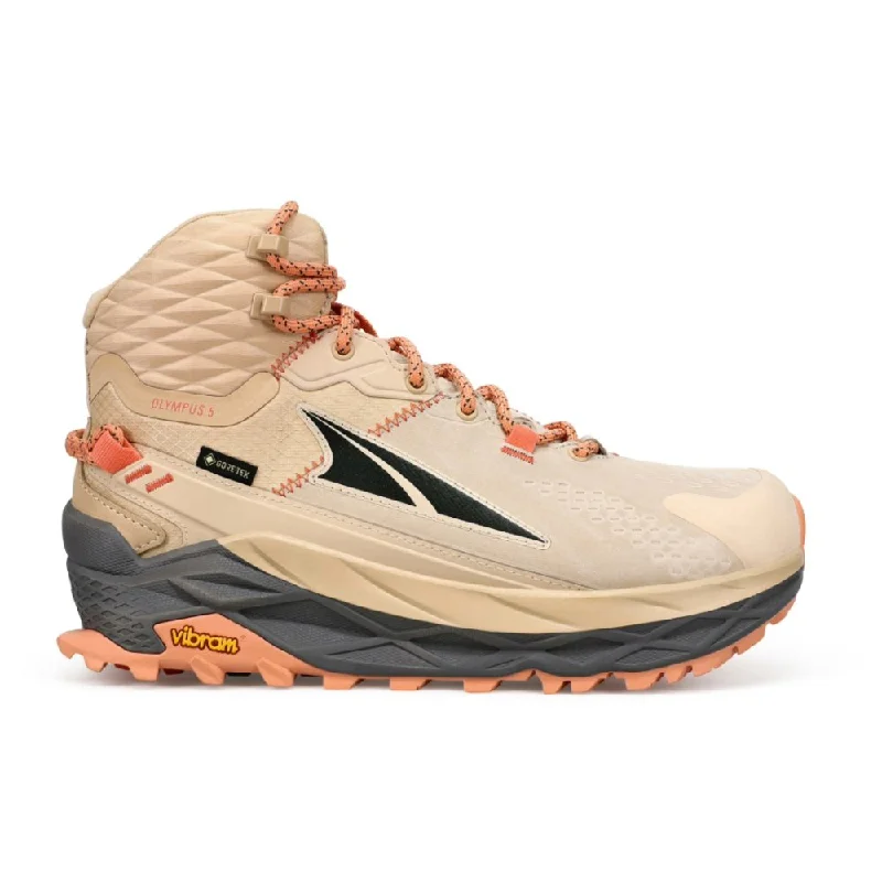 Editorial Design Altra Women's Olympus 5 Hike Mid GTX - Sand