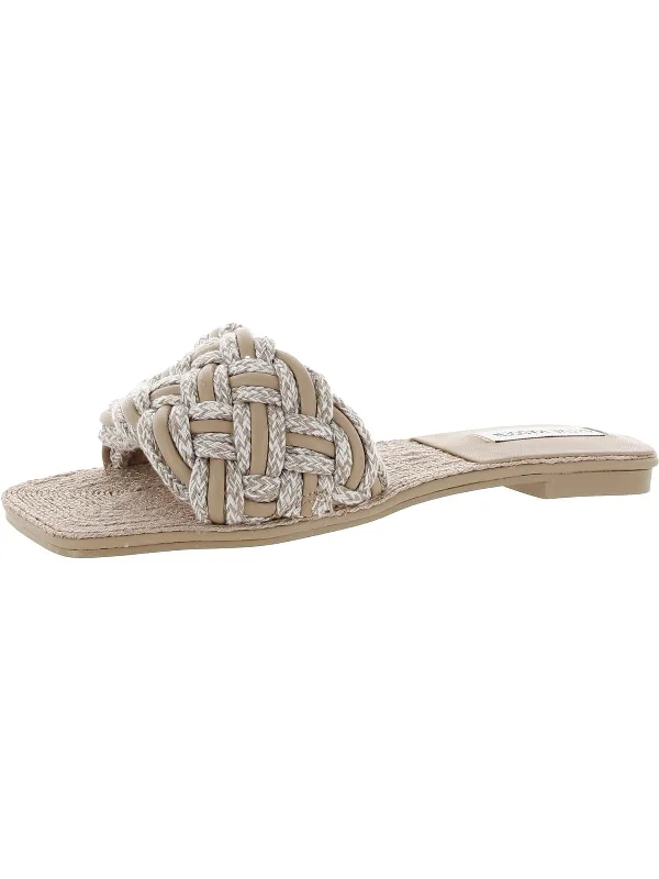 Street Fashion Zeal Womens Flat Slip On Slide Sandals