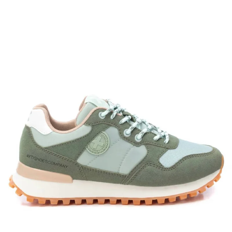 American Style Women's Textile Sneakers In Aqua