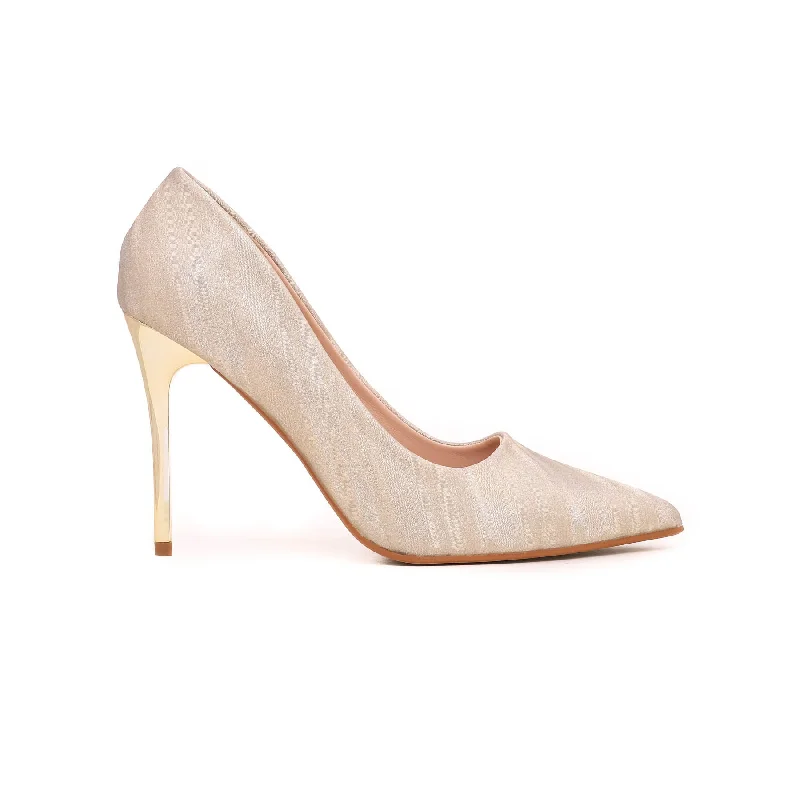 High Street Series Golden Court Shoes for Women WN7349