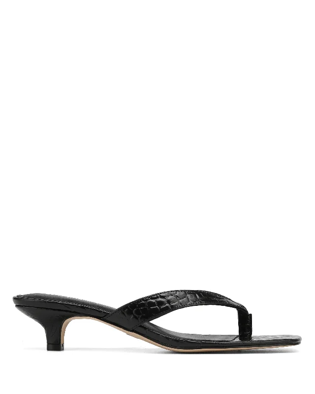 Fashion And Simplicity Tina Black Croc