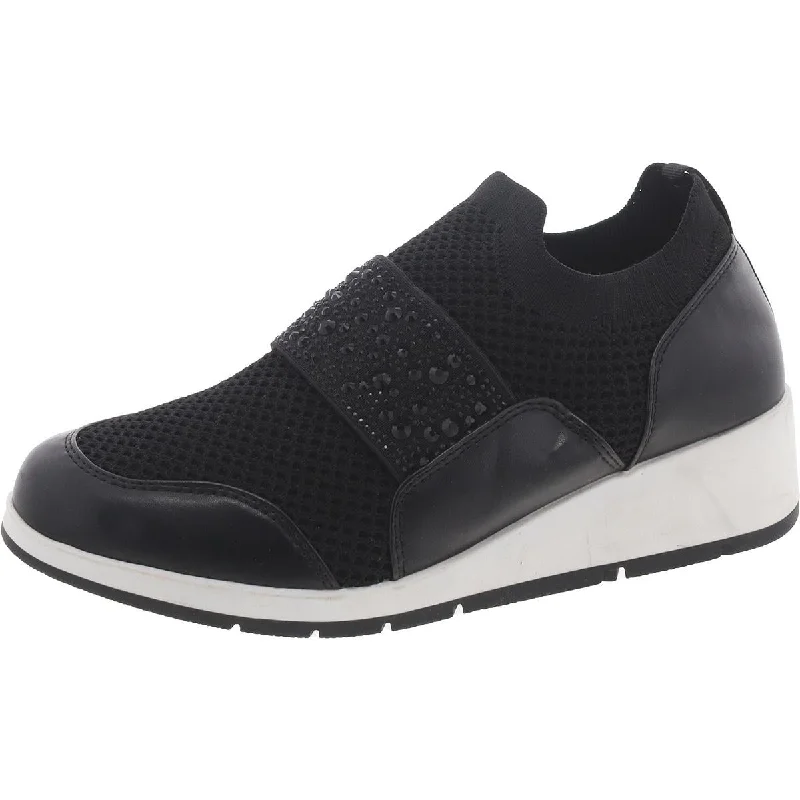 Sports Fashion Anne Klein Womens Rhinestone Slip On Casual And Fashion Sneakers