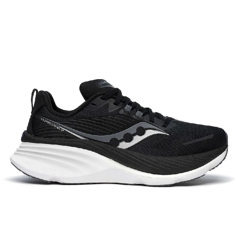 Unique Prints Saucony Women's Hurricane 24 - Black/Carbon