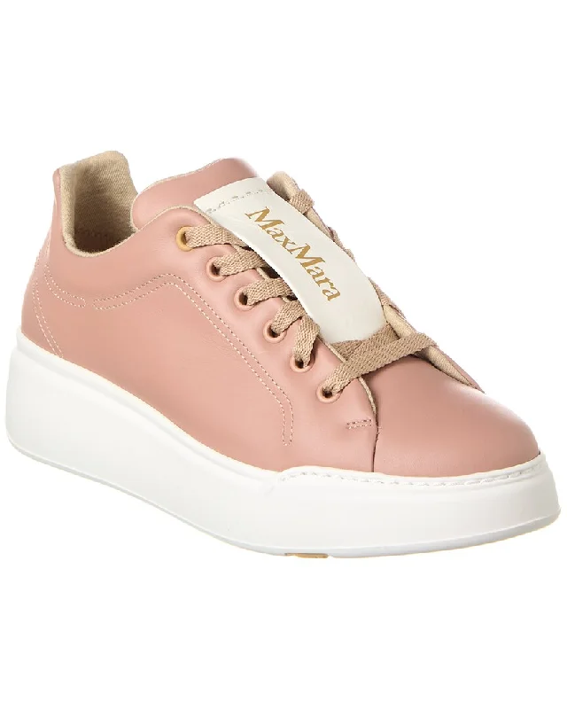 Personalized Wear Max Mara Maxiv Leather Sneaker