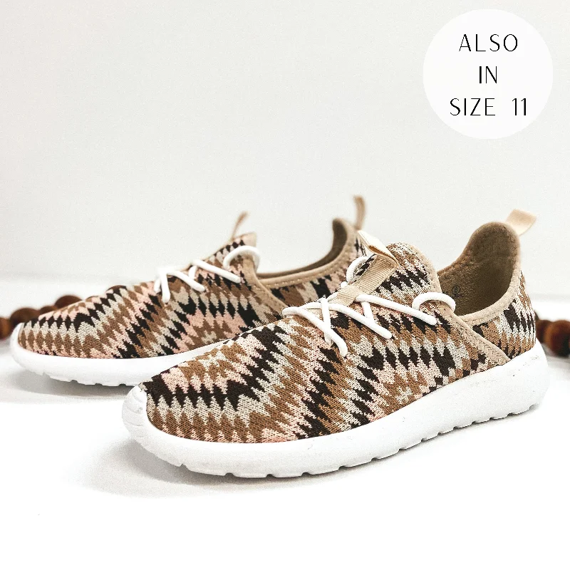 Economic Outlook Very G | Running After You Lace Up Knit Stretch Sneakers in Cream Blush Economic Outlook Very G | Running After You Lace Up Knit Stretch Sneakers in Cream Blush