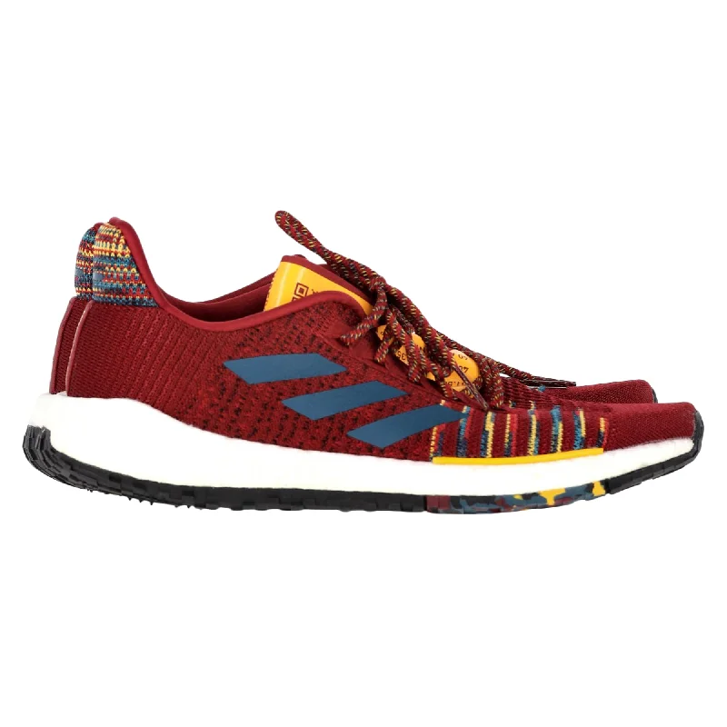 Must-have For Fashion Adidas x Missoni Pulseboost HD Sneakers in Burgundy Knit Fabric