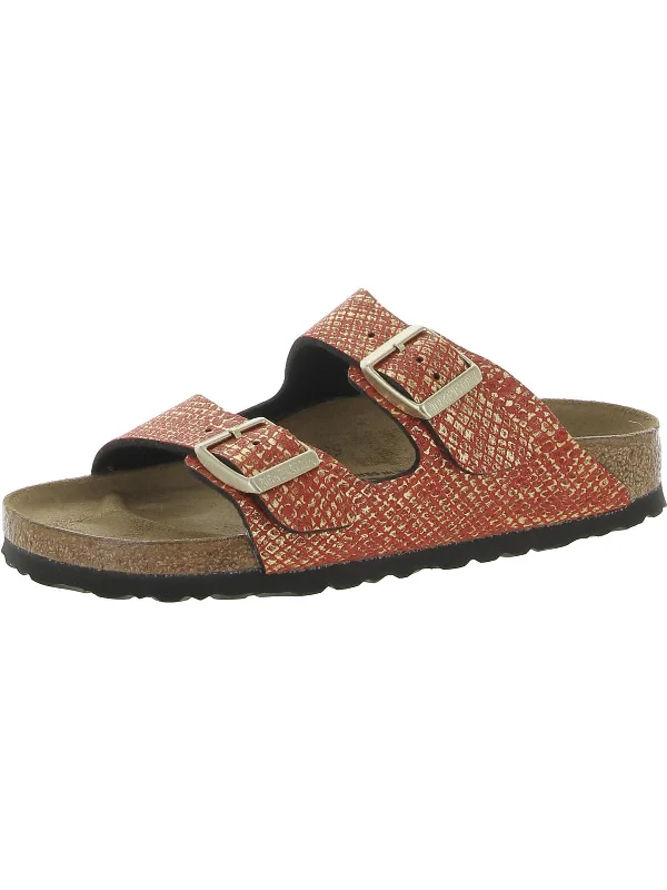 High-quality Design Arizona BS Womens Faux Leather Slip On Flatform Sandals