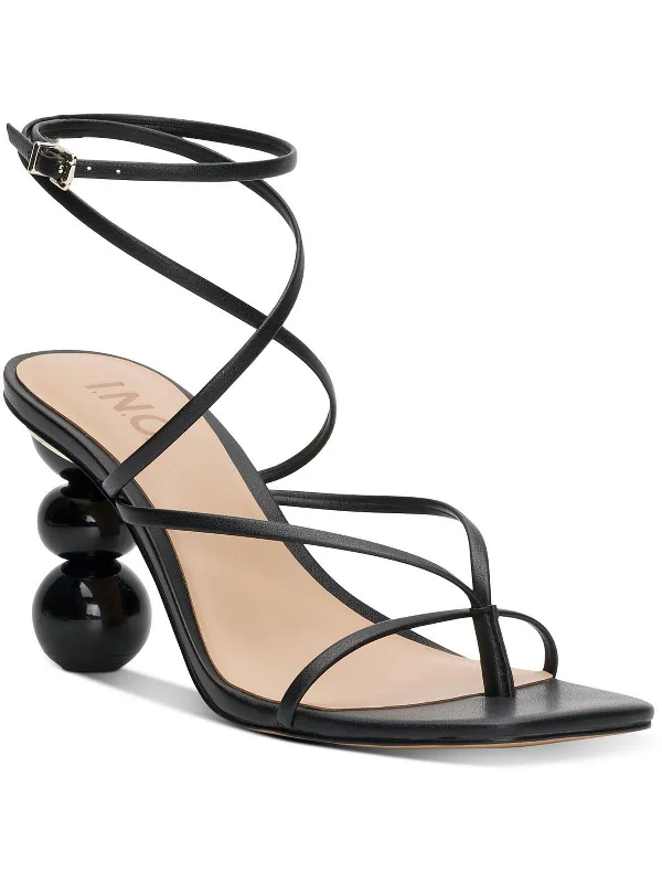 Fashionable Inner Wear Lilliana Womens Strappy Square Toe Heels