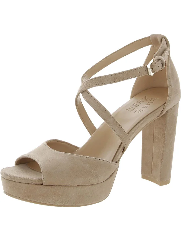 Comfortable Wear Melody Womens Block Heel Ankle Strap Platform Sandals