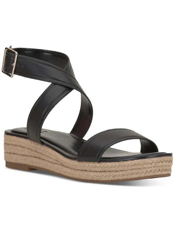 Floral Prints Womens Open Toe Strappy Platform Sandals