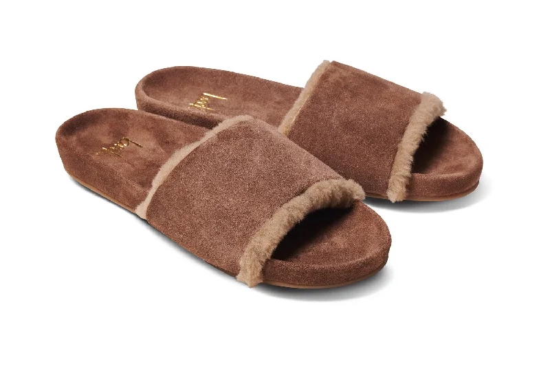 Fresh And Capable GALLITO SHEARLING - Pecan