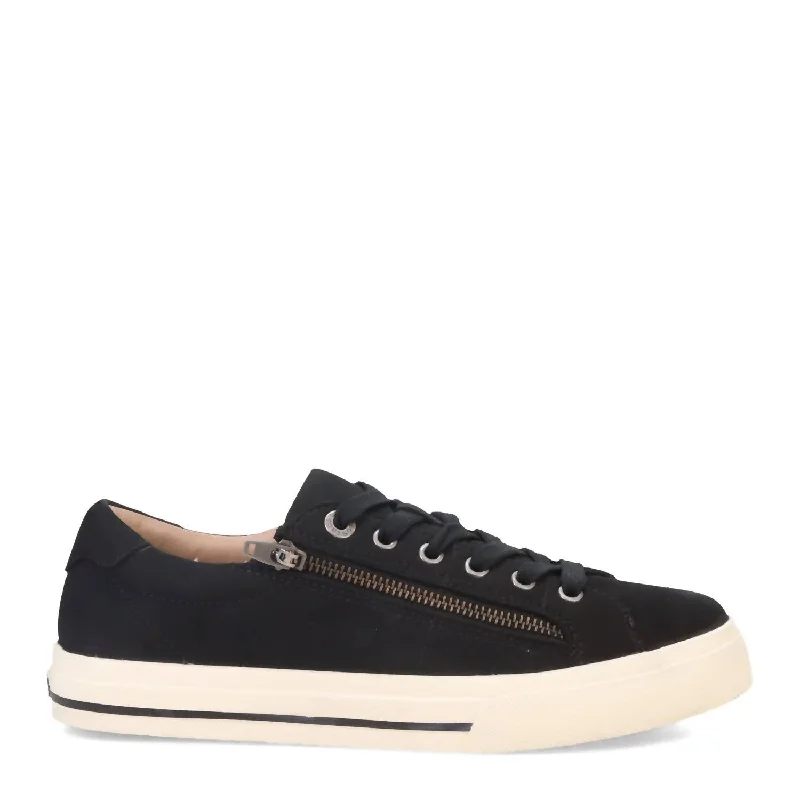 Fashion Innovation Women's Z-Soul Lux Sneaker - Medium Width In Black Nubuck