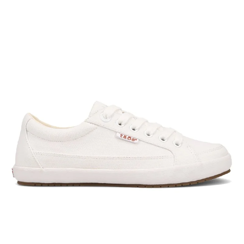 Printed Patterns Taos Women's Moc Star 2 - White Canvas