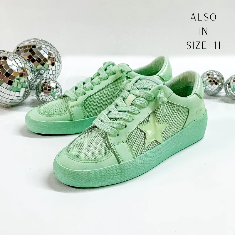 Embroidery Design Vintage Havana | Extra Dip Dye Sneakers in Mint
