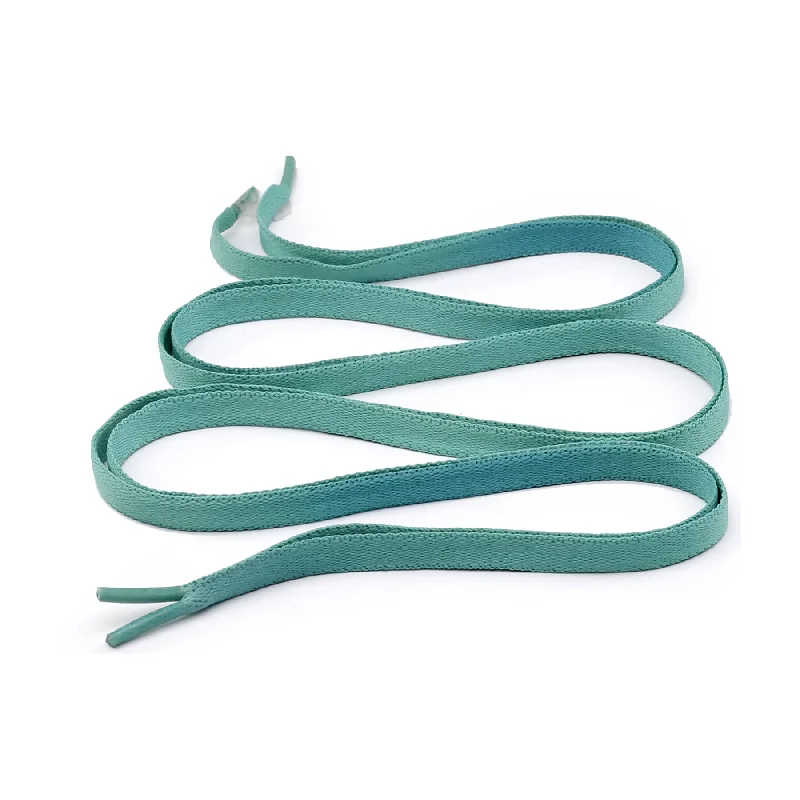 Integrated Design Bacca Bucci Sneaker Shoe Laces | Flat | Sea Green
