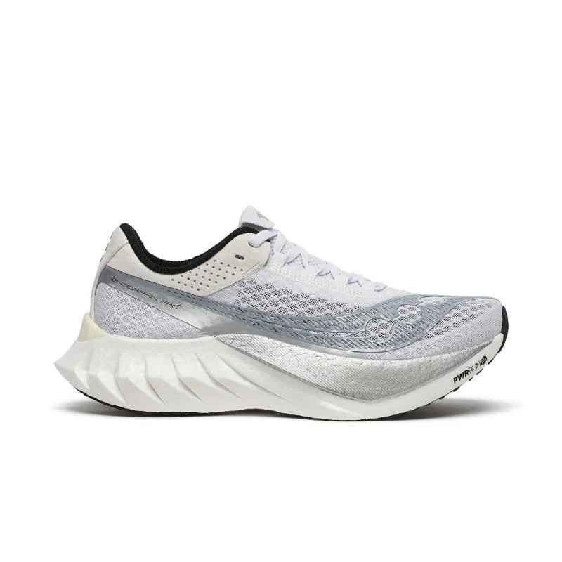 Romantic Temperament Saucony Women's Endorphin Pro 4 - White/Silver
