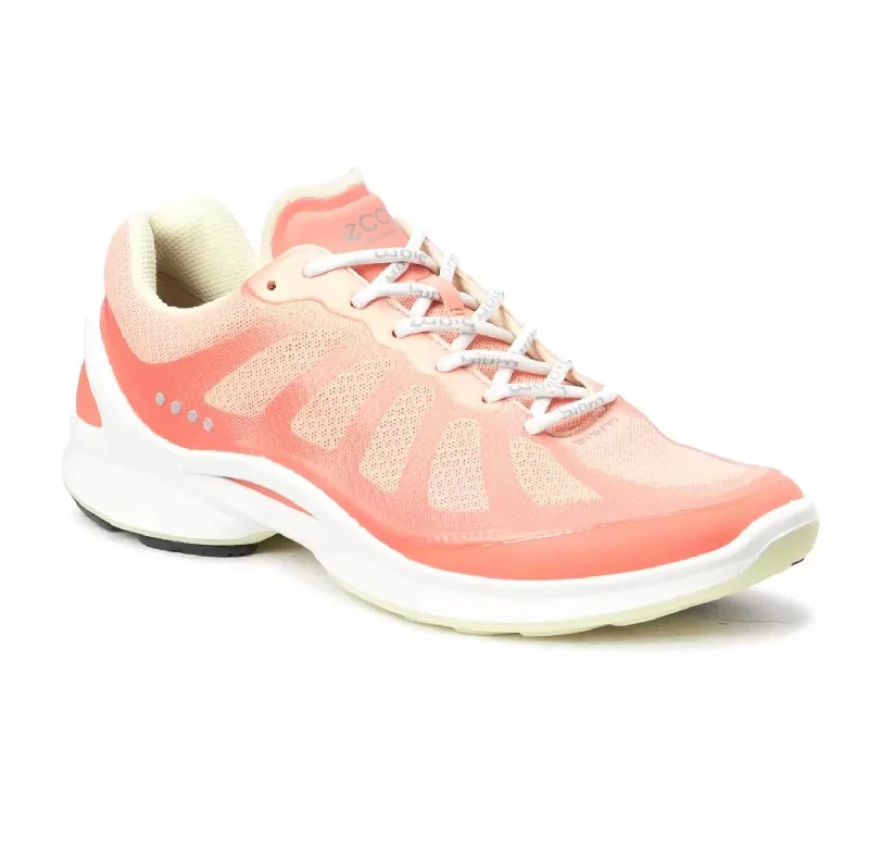 Sweet Breath Women's Biom Fjuel Racer Sneaker In Coral Blush/coral/popcorn