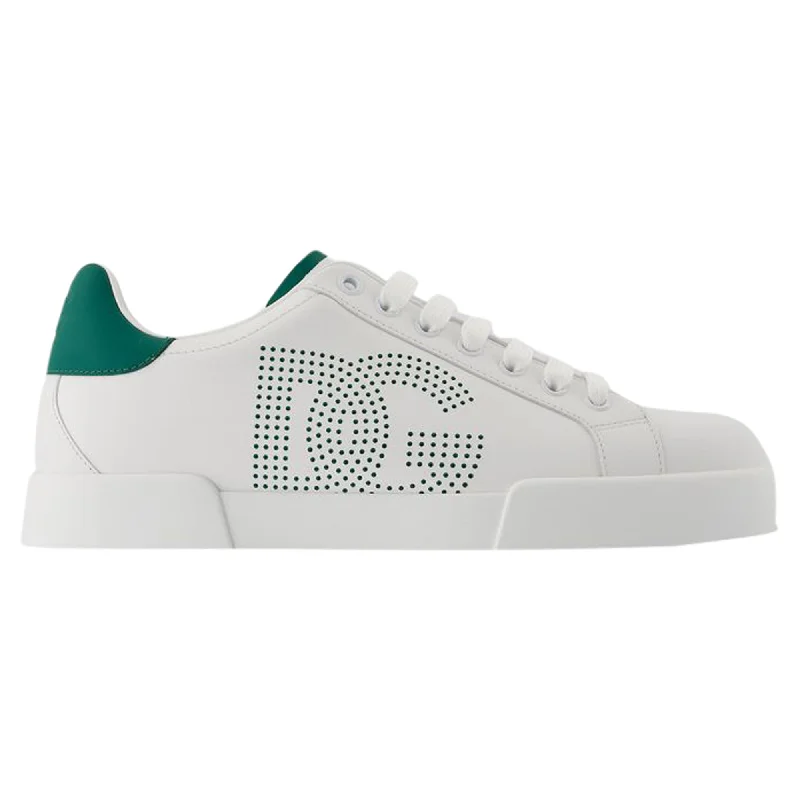 Must-have For Autumn And Winter Low Top Sneakers - Dolce&Gabbana - Leather - White