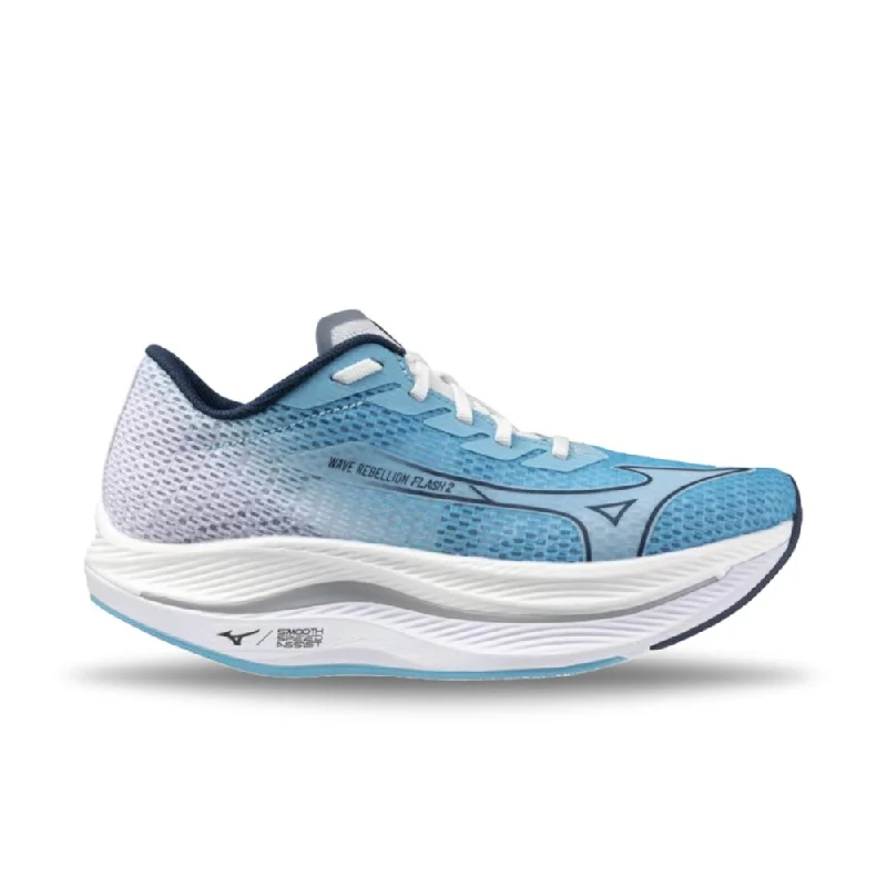 Sports And Leisure Mizuno Women's Wave Rebellion Flash 2 - River Blue/Blue Wing Teal Sports And Leisure Mizuno Women's Wave Rebellion Flash 2 - River Blue/Blue Wing Teal