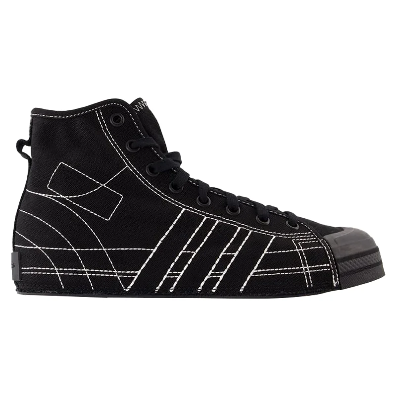 Noble And Elegant Nizza Hi Sneakers - Y-3 - Leather - Black