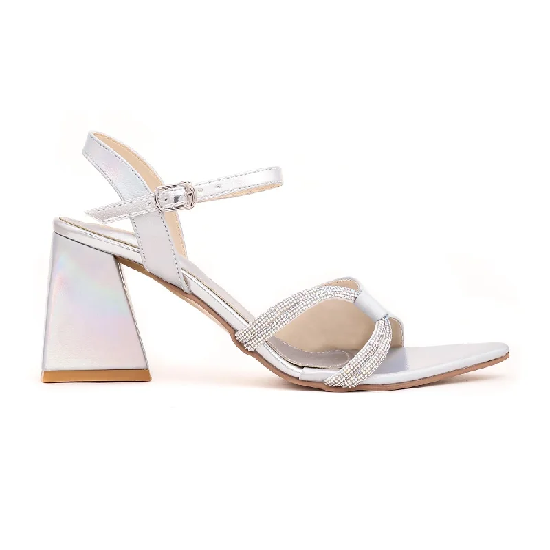 Urban Style Silver Fancy Sandal FN5600