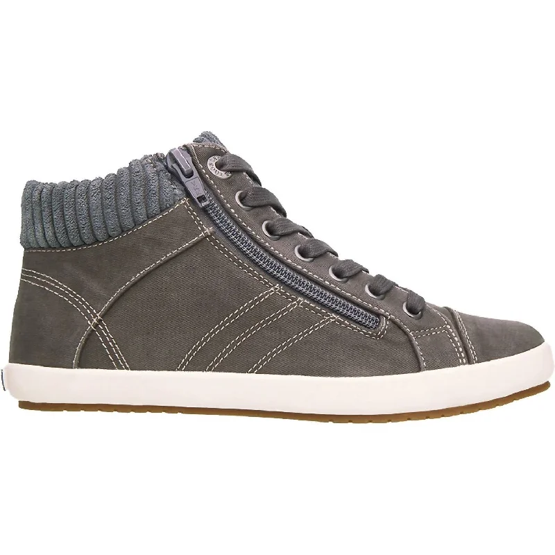 Multifunctional Style Women's Start Up Sneaker - Medium Width In Graphite Distressed