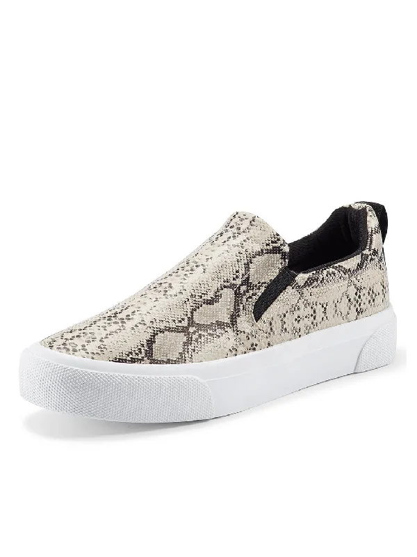 Lace Design JENN ARDOR Women Classic Slip-On Sneakers