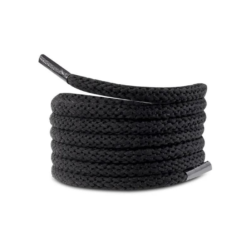 Editorial Design Bacca Bucci Sneaker Shoe Laces | Round | Golden-Brown & Black