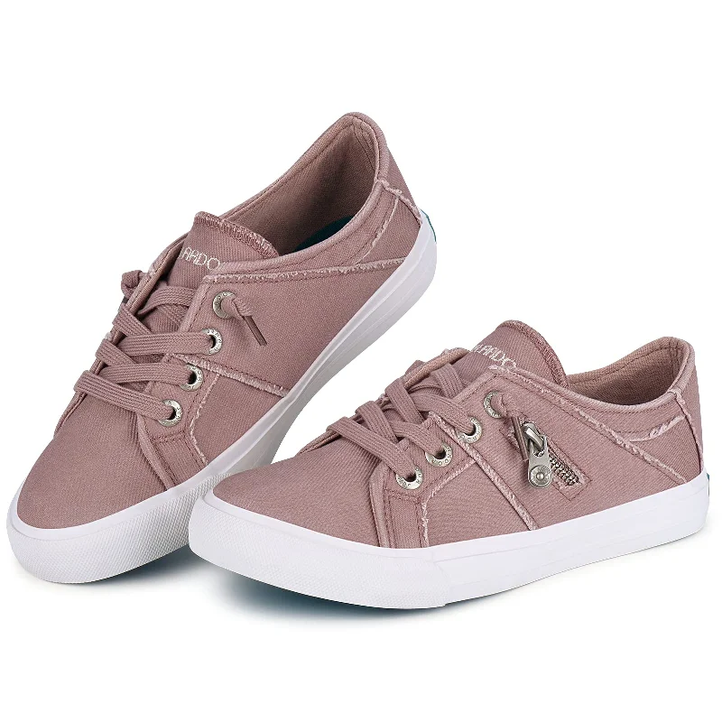 Body Design JENN ARDOR Elastic Slip-On Sneakers - Retro Fashion Comfort