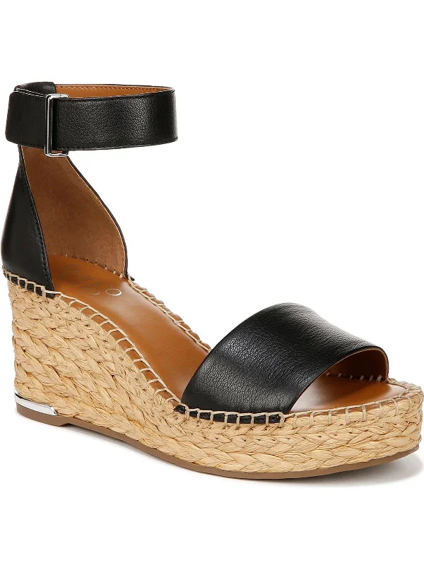 High Street Series Callia Womens Open Toe Ankle Strap Wedge Sandals