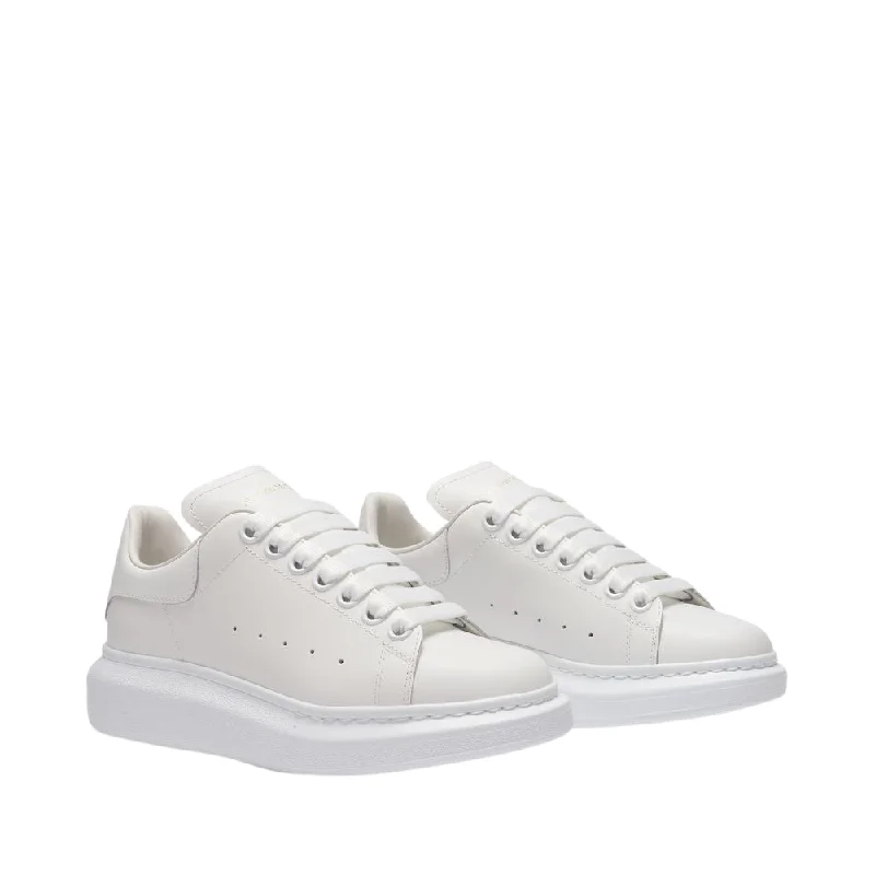Sports Fashion Oversized Sneakers - Alexander McQueen - Leather - White
