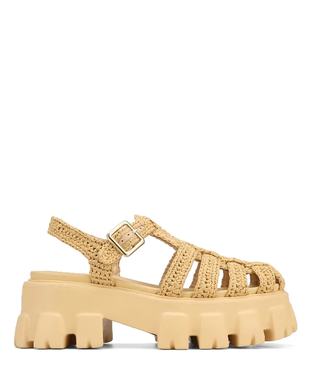 Celebrity Style Echo Natural Raffia