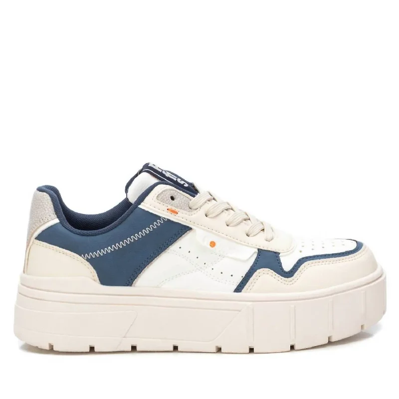 Goddess Style Women's Double Rubber Sneakers In Ice