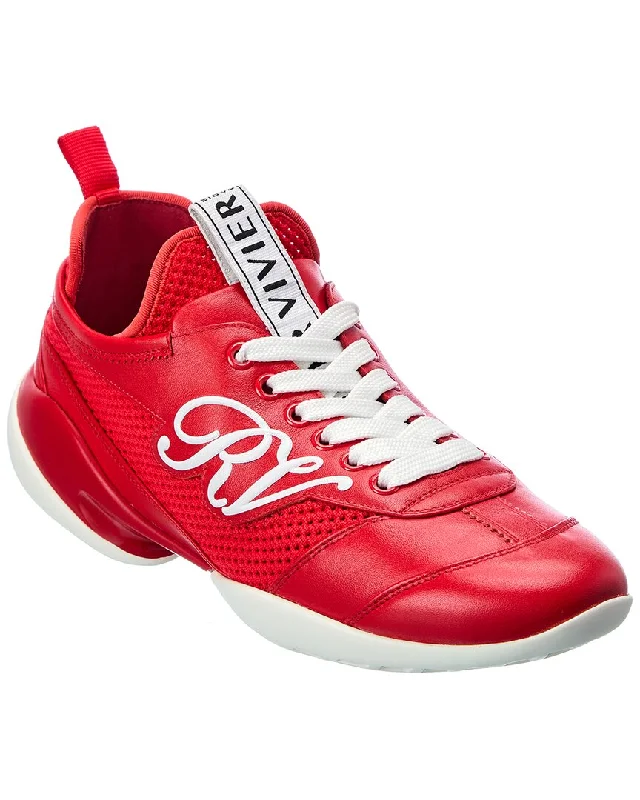 Elegant Design Roger Vivier Viv Match Leather & Mesh Sneaker