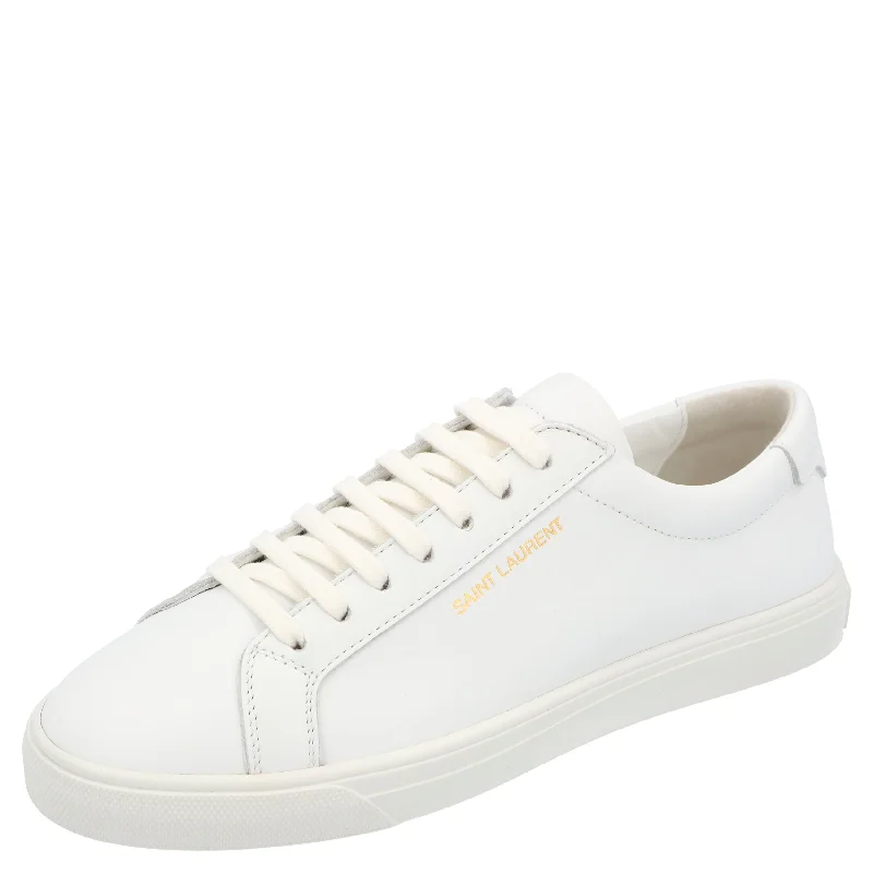 High-end Sense Saint Laurent Andy Sneakers White