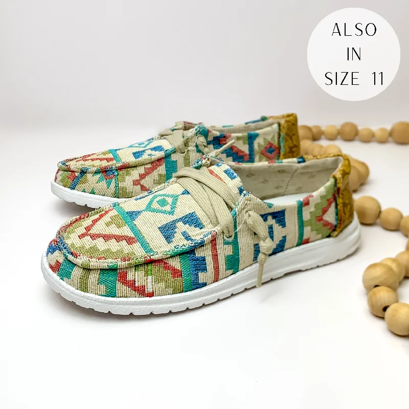 Sports Trend Very G | Have To Run Leather Heel Slip On Loafers with Laces in Beige Multi Sports Trend Very G | Have To Run Leather Heel Slip On Loafers with Laces in Beige Multi