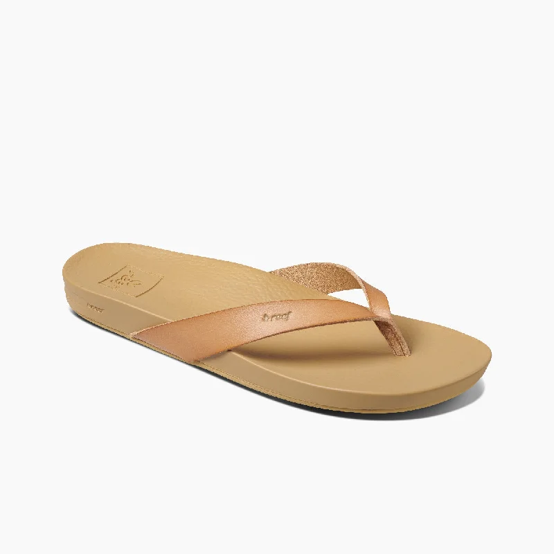 Luxury Classic Reef Cushion Court Sandal-Natural