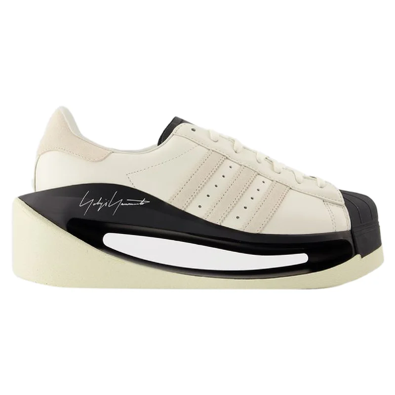 High Street Fashion Gendo Superstar Sneakers - Y-3 - Leather - White