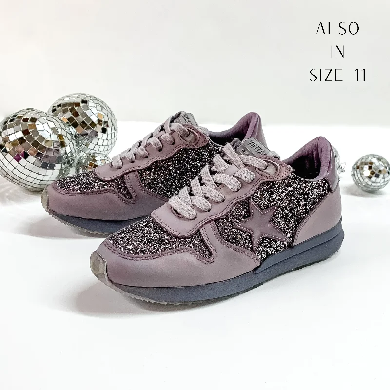 Comfortable Fashion Vintage Havana | Splendid Dip Dye Glitter Sneakers in Charcoal